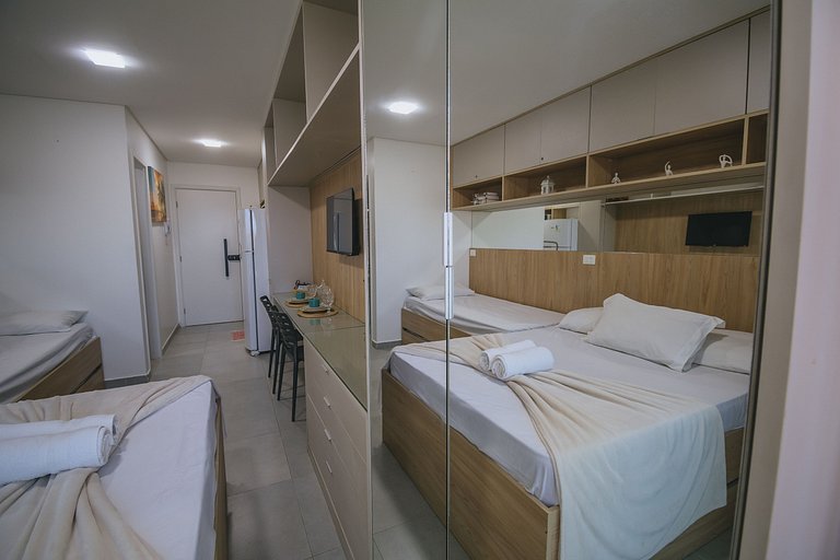 Studio moderno próximo ao centro Porto de Galinhas