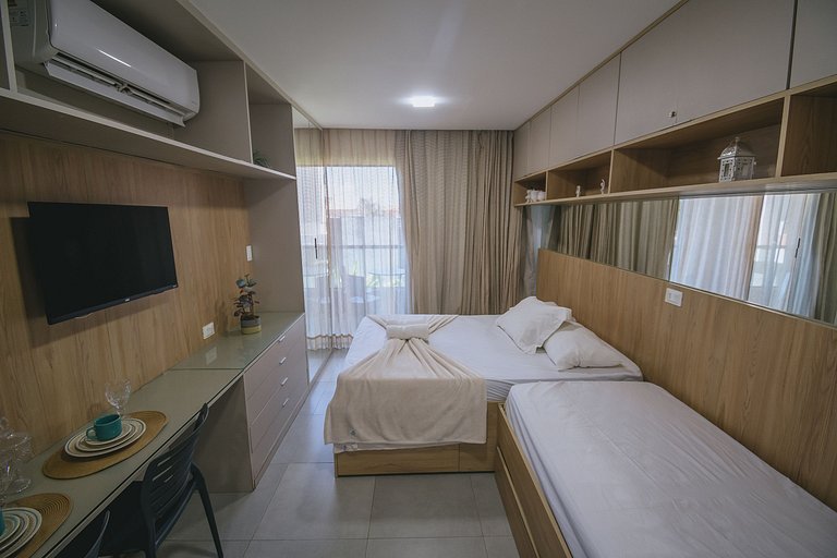 Studio moderno próximo ao centro Porto de Galinhas