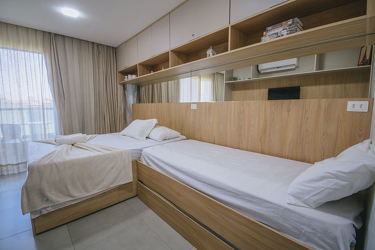Studio moderno próximo ao centro Porto de Galinhas