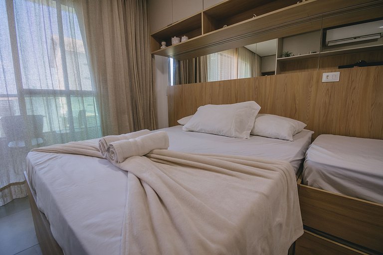 Studio moderno próximo ao centro Porto de Galinhas