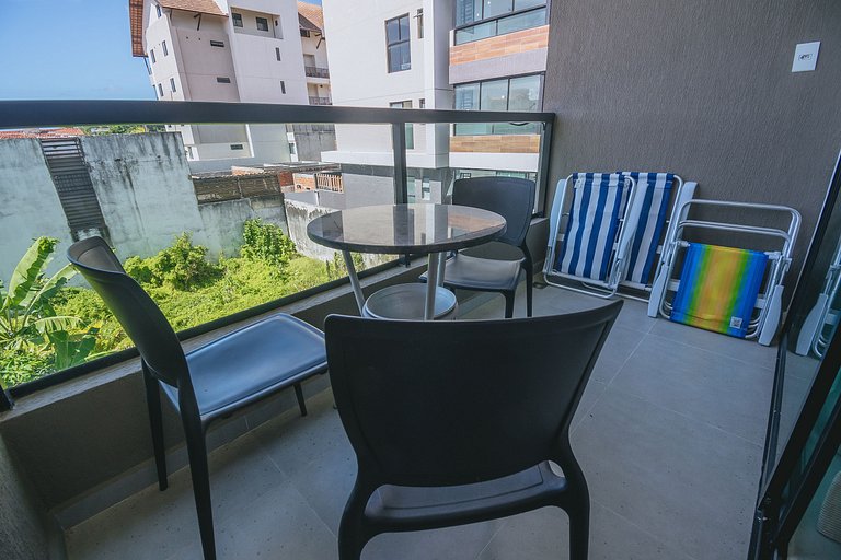 Studio moderno próximo ao centro Porto de Galinhas