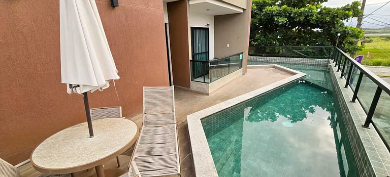 Studio moderno próximo ao centro Porto de Galinhas
