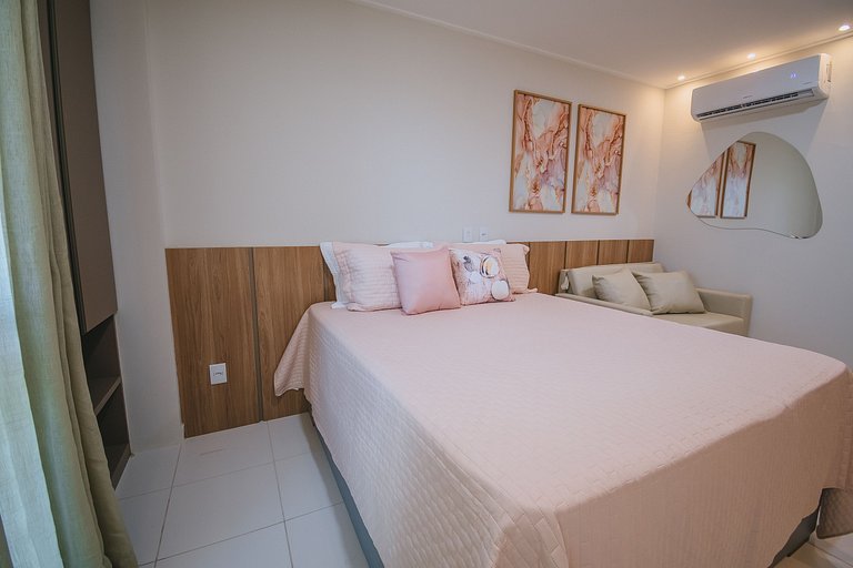 Studio resort com piscina em Muro Alto