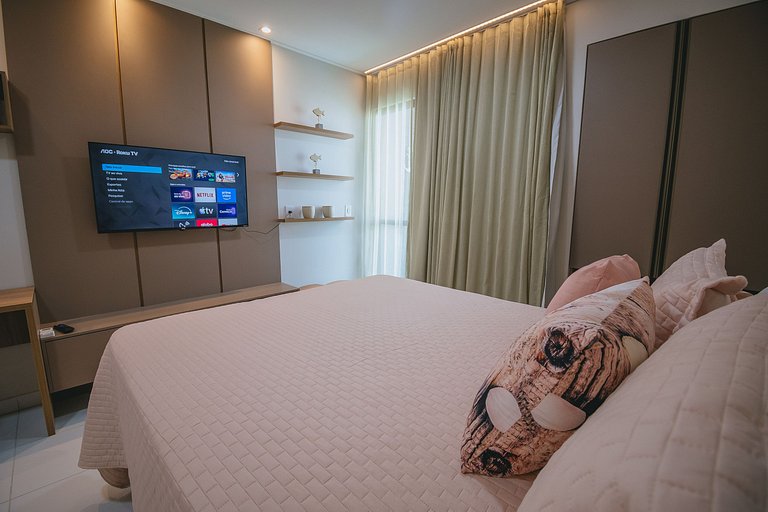 Studio resort com piscina em Muro Alto