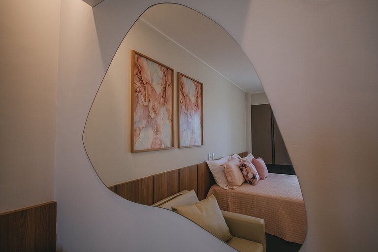 Studio resort com piscina em Muro Alto