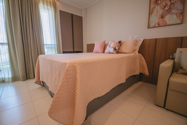 Studio resort com piscina em Muro Alto