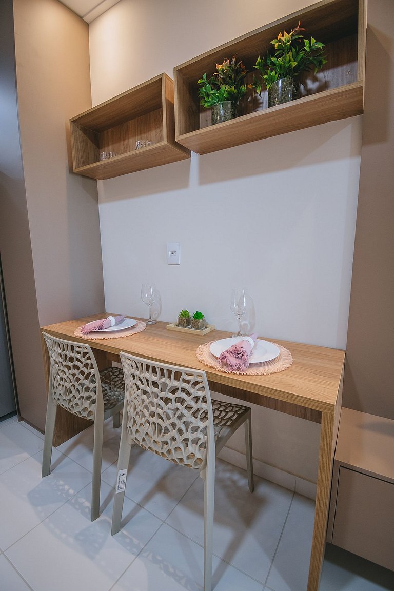 Studio resort com piscina em Muro Alto