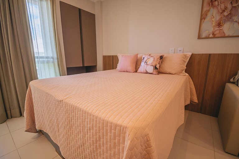Studio resort com piscina em Muro Alto