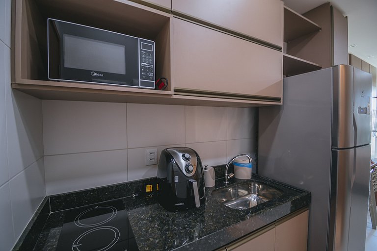 Studio resort com piscina em Muro Alto