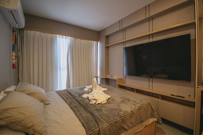 Studio de luxo a 3min das piscinas naturais