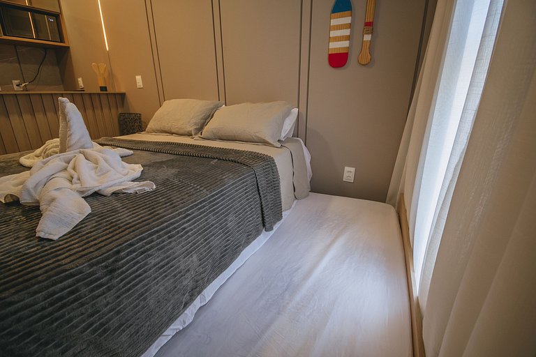 Studio de luxo a 3min das piscinas naturais