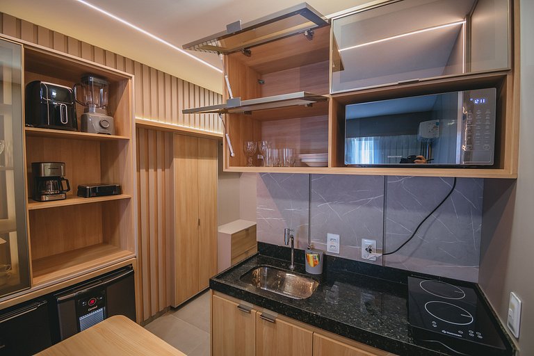 Studio de luxo a 3min das piscinas naturais