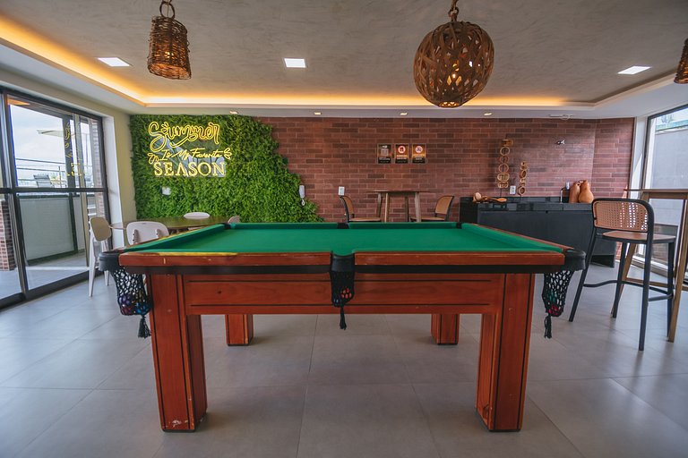 Studio de luxo a 3min das piscinas naturais