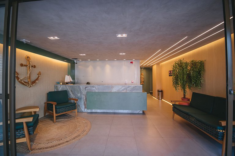 Studio de luxo a 3min das piscinas naturais