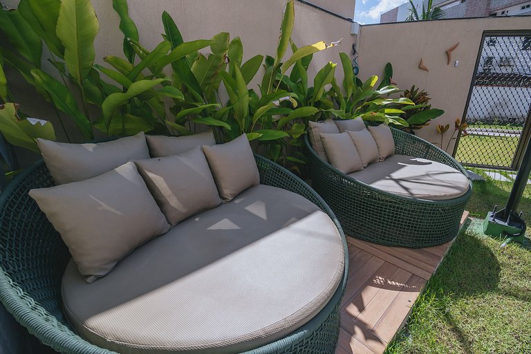 Studio de luxo a 3min das piscinas naturais