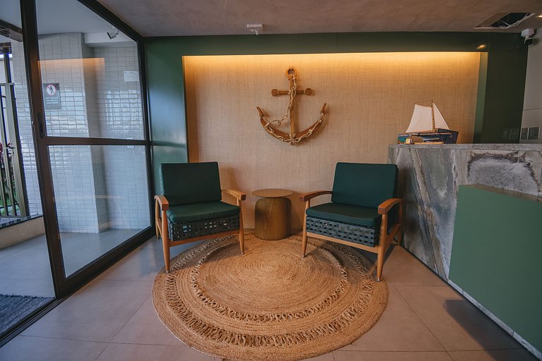 Studio de luxo a 3min das piscinas naturais