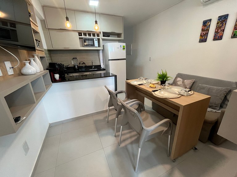Studio moderno a 200m da Praia de Boa Viagem
