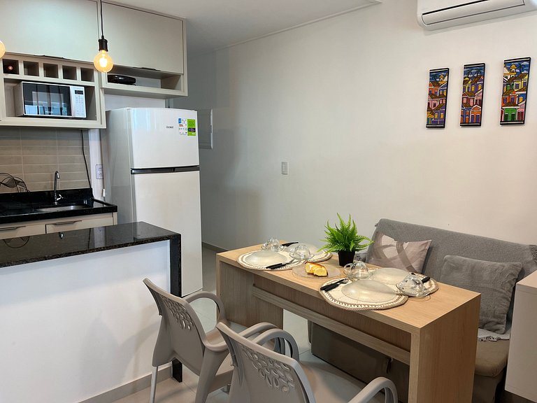 Studio moderno a 200m da Praia de Boa Viagem