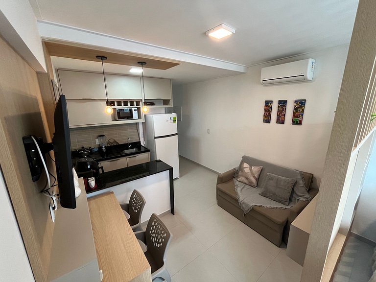 Studio moderno a 200m da Praia de Boa Viagem