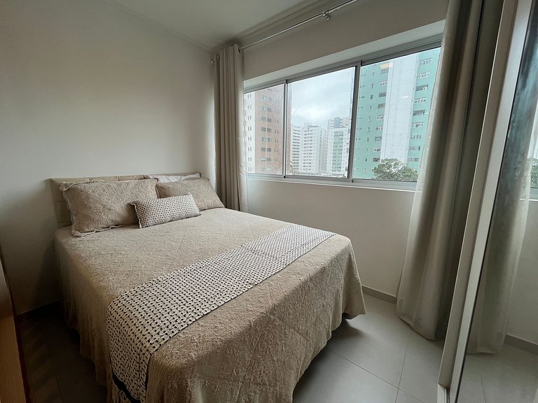 Studio moderno a 200m da Praia de Boa Viagem