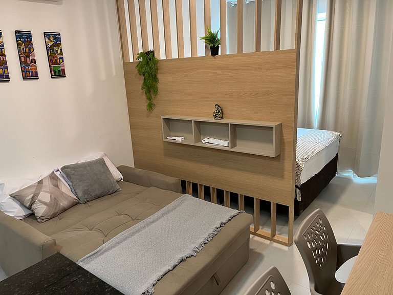 Studio moderno a 200m da Praia de Boa Viagem