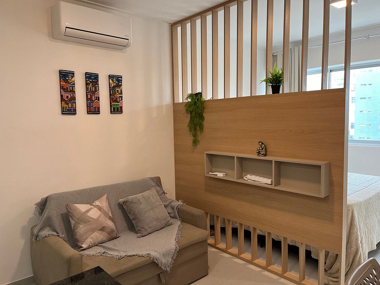 Studio moderno a 200m da Praia de Boa Viagem