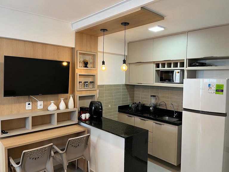 Studio moderno a 200m da Praia de Boa Viagem