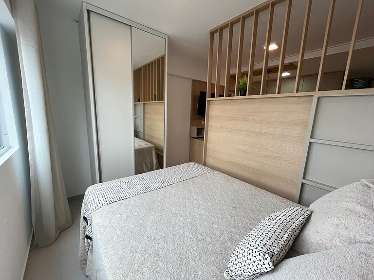 Studio moderno a 200m da Praia de Boa Viagem