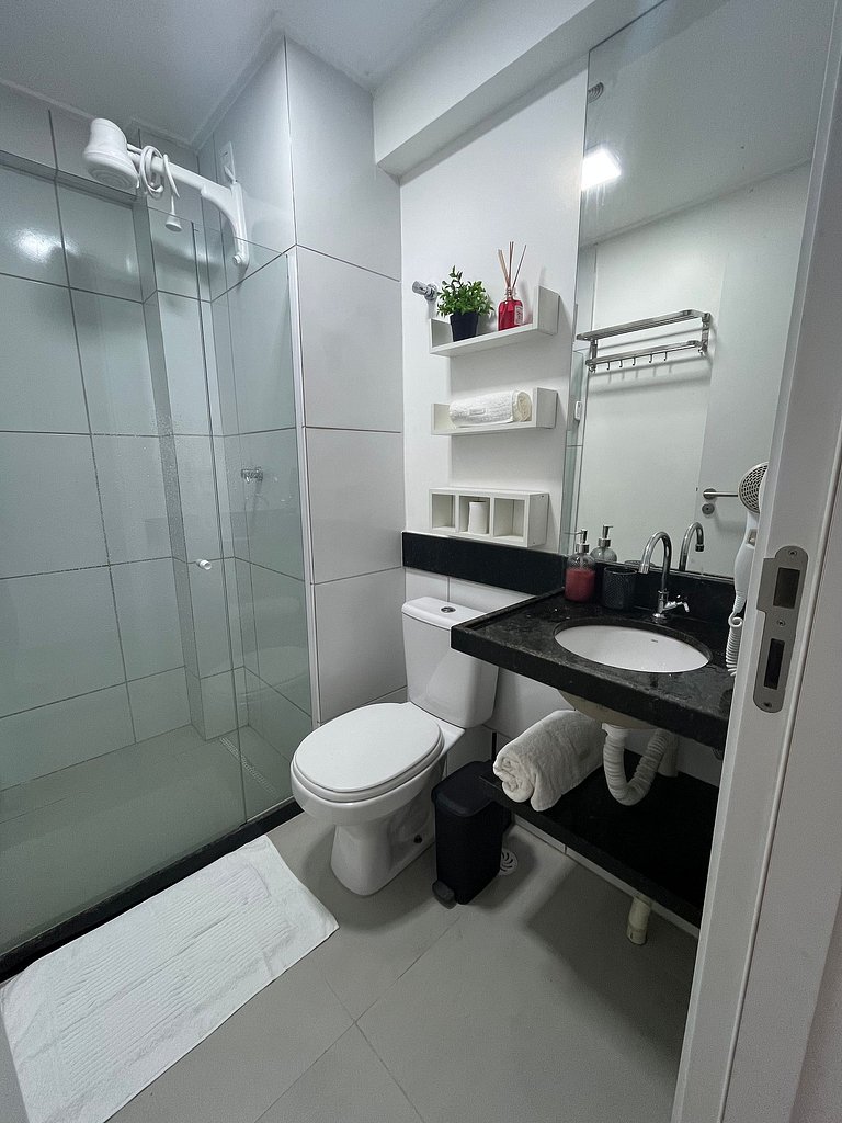 Studio moderno a 200m da Praia de Boa Viagem