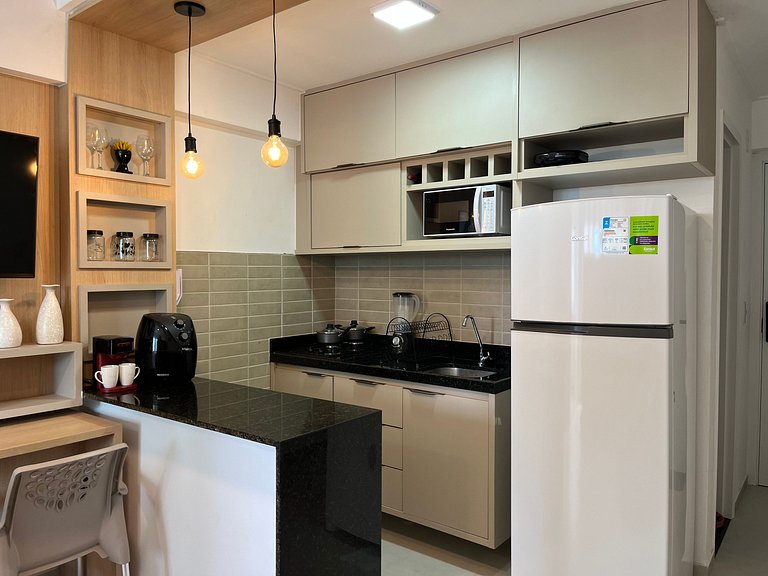 Studio moderno a 200m da Praia de Boa Viagem