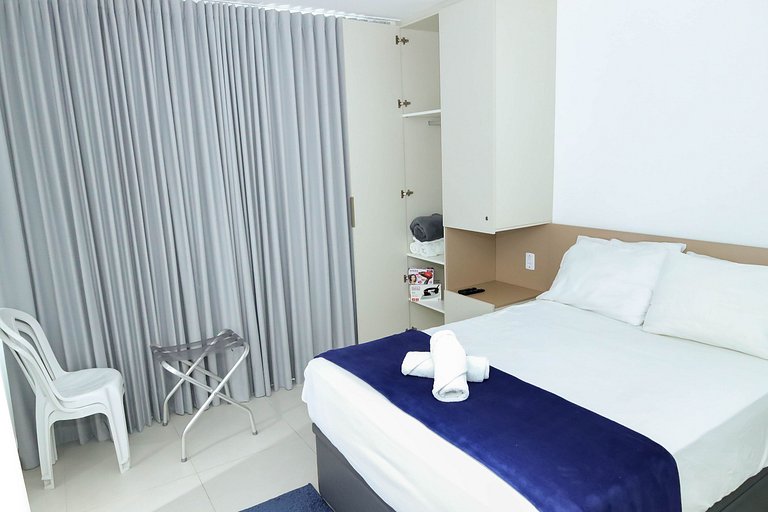 Studio a 200m do mar com infraestrutura completa