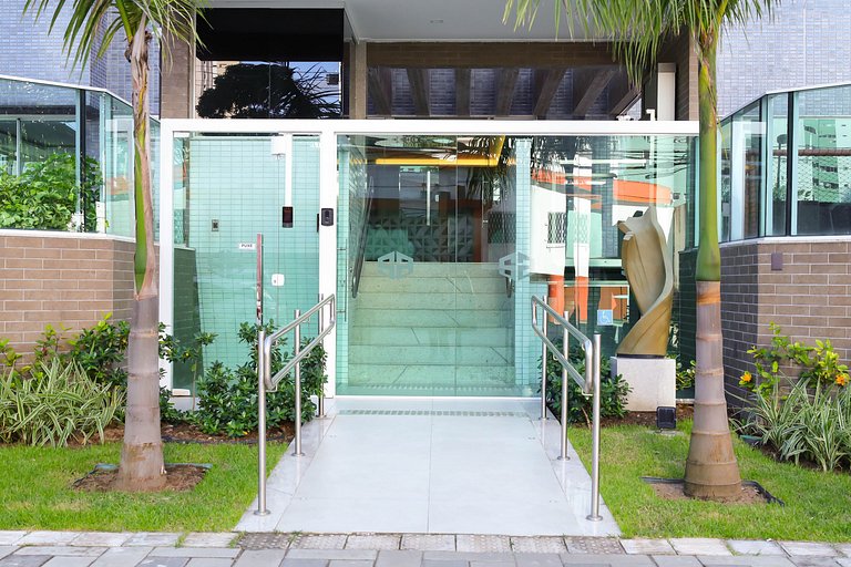 Studio a 200m do mar com infraestrutura completa