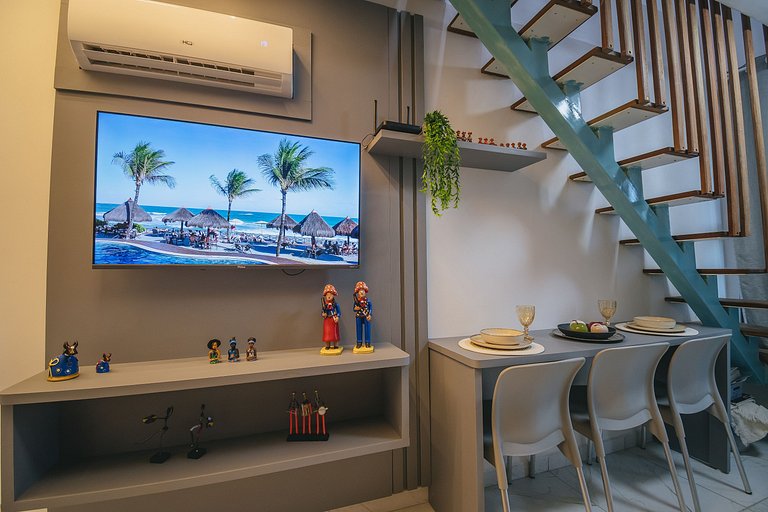 Loft moderno a 300m da Praia do Cupe