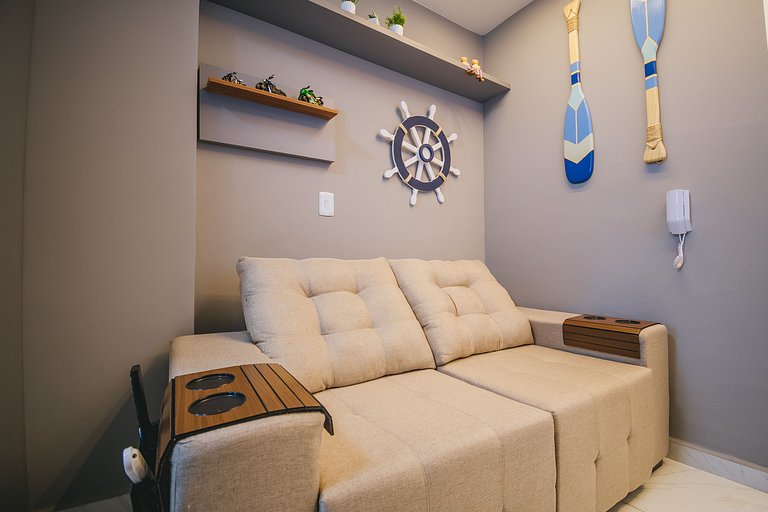 Loft moderno a 300m da Praia do Cupe