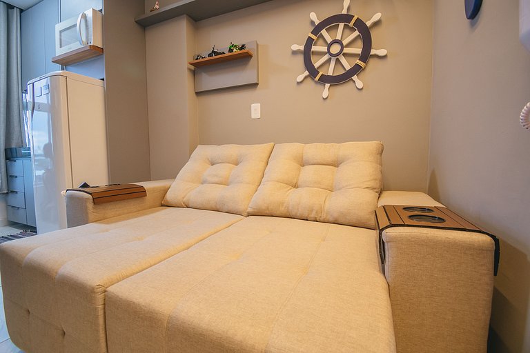 Loft moderno a 300m da Praia do Cupe