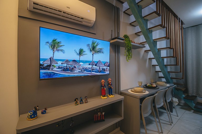 Loft moderno a 300m da Praia do Cupe
