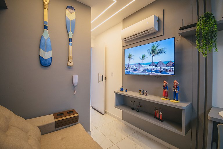 Loft moderno a 300m da Praia do Cupe