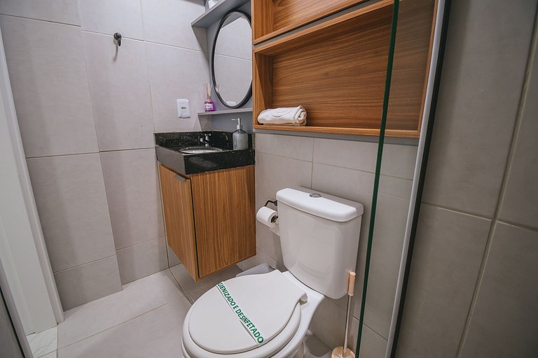 Loft moderno a 300m da Praia do Cupe