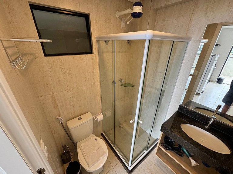 Flat beira-mar com piscina em Porto de Galinhas
