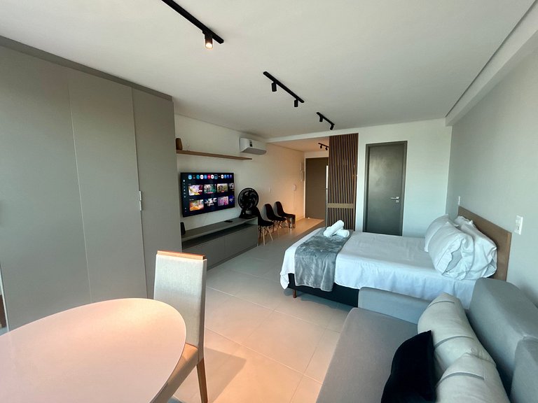 Studio luxo em Boa Viagem, Recife | Rooftop 360°