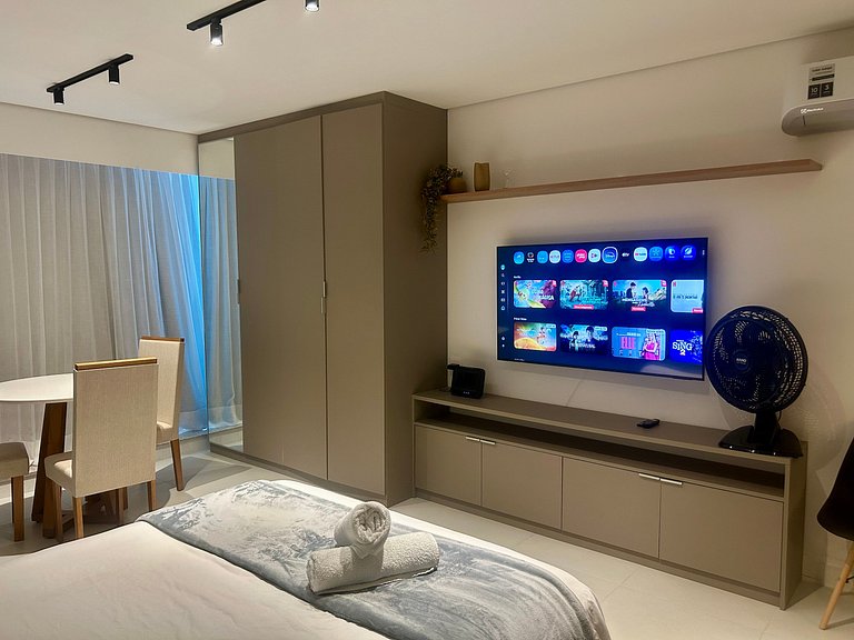 Studio luxo em Boa Viagem, Recife | Rooftop 360°