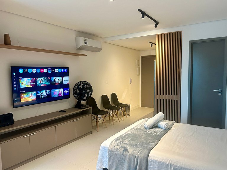 Studio luxo em Boa Viagem, Recife | Rooftop 360°