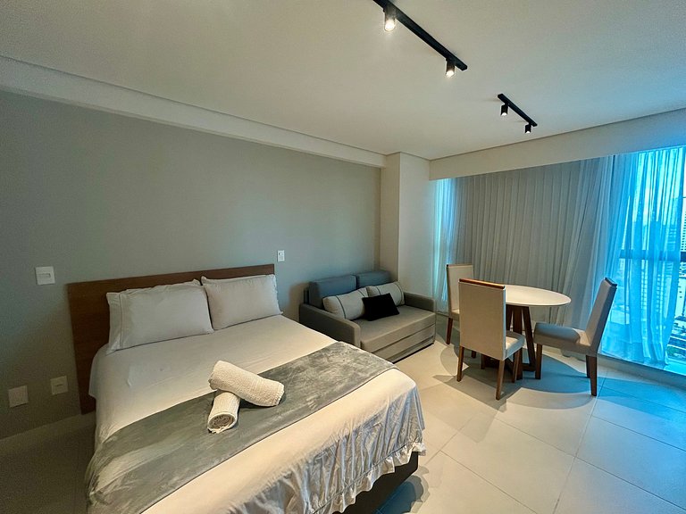 Studio luxo em Boa Viagem, Recife | Rooftop 360°