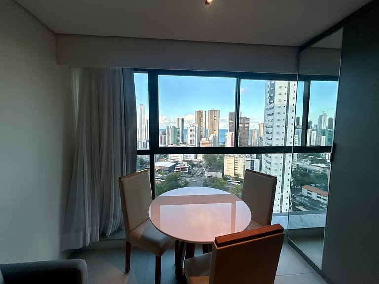 Studio luxo em Boa Viagem, Recife | Rooftop 360°