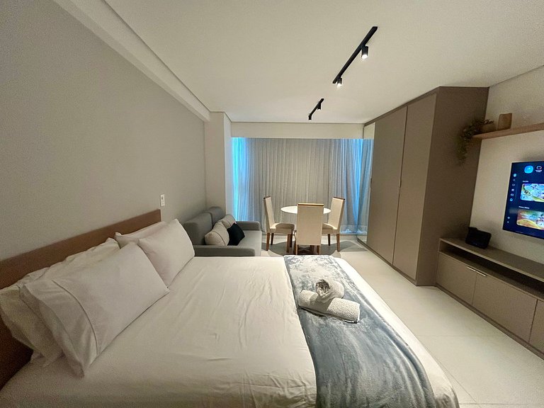 Studio luxo em Boa Viagem, Recife | Rooftop 360°