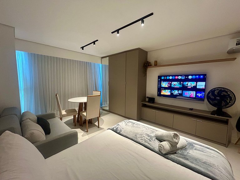 Studio luxo em Boa Viagem, Recife | Rooftop 360°