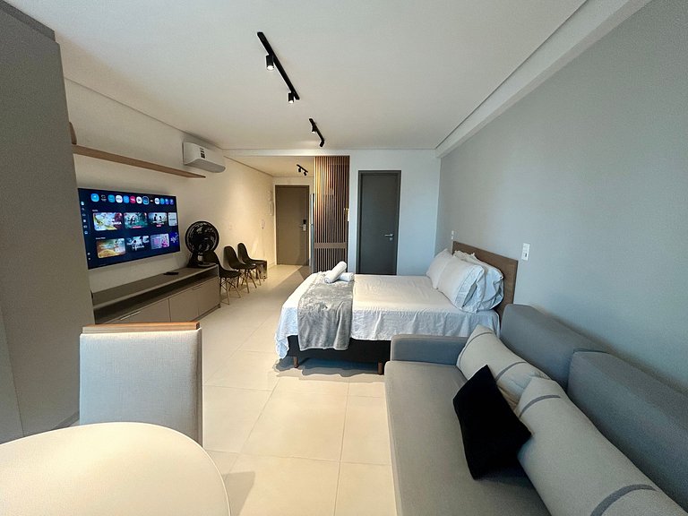 Studio luxo em Boa Viagem, Recife | Rooftop 360°