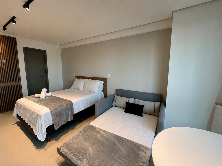 Studio luxo em Boa Viagem, Recife | Rooftop 360°