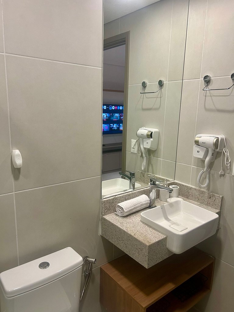 Studio luxo em Boa Viagem, Recife | Rooftop 360°