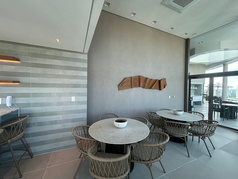 Studio luxo em Boa Viagem, Recife | Rooftop 360°